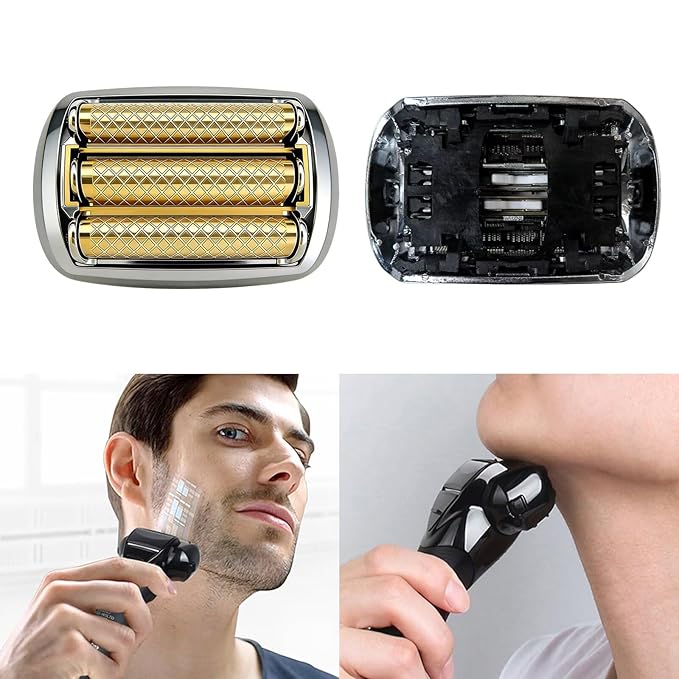 Updated New Version Series 9 Pro 92S 92M/94M Foil &amp Cutter Head Cassette Cartridge for Br-aun Razor Shaver Series 9 Pro 9030S 9040S 9050CC 9090CC 9095CC 9290CC 9295CC(Gold&ampBlack)