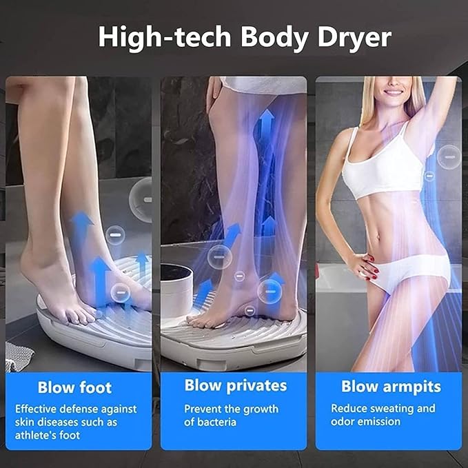 Body Dryer Body Hair Dryer Negative Ions Body Heater Blow Dryer Waterproof All-Round Quick-Drying Body Dryer Household Bathroom Dryer