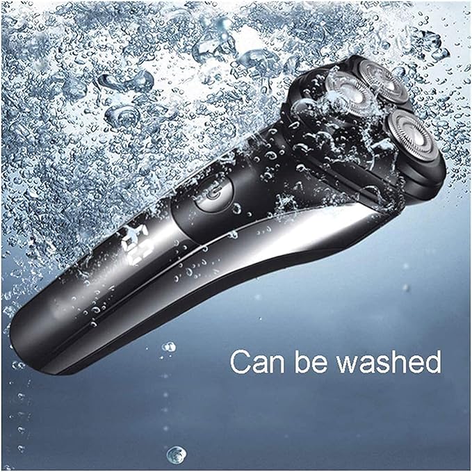 Electric RazorElectric Shaver Razor with Pop-up Trimmer for Men Wet &amp Dry Rotary Shavers Rechargeable Waterproof