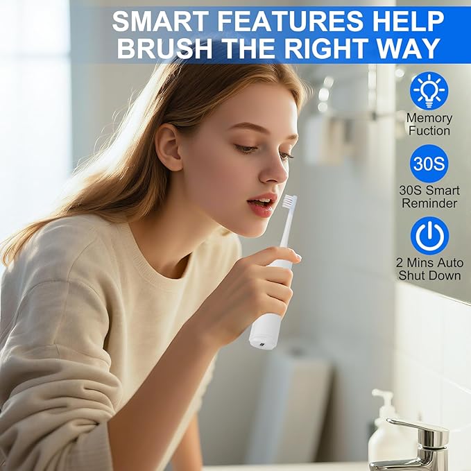 Professional 1/2 Inch Curling Iron &amp Rotating Electric Toothbrush