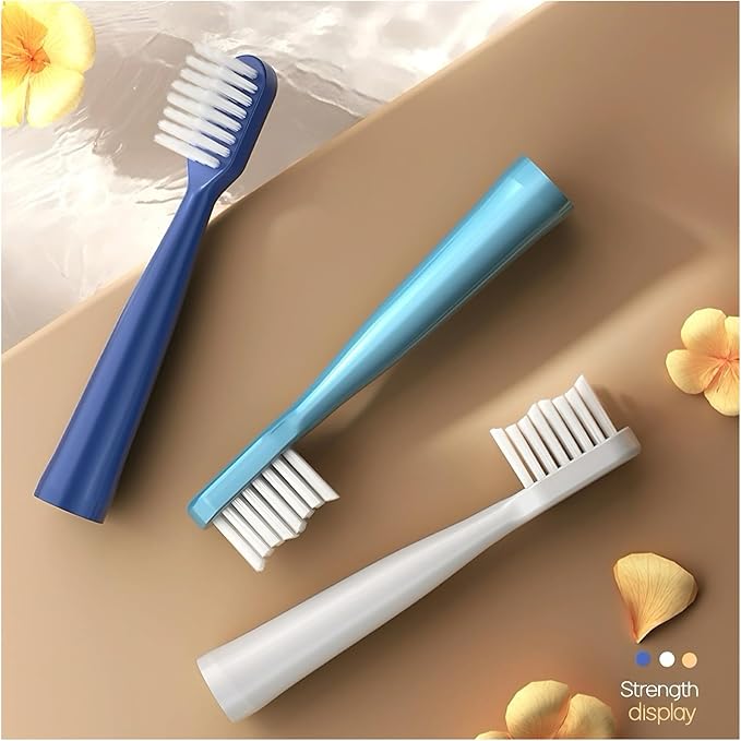 Replacement Toothbrush Heads Compatible for Jianpai S12/HYUNDAI XM-806/ACA ALY-HYS01W/TSOP/Royalstar/INPHIC Electric Bristles(4white)