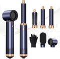 5 in 1 Blow Dryer Brush Negative Ion Hair Dryer Brush Set Upgrade Hot Air Brush Air Styler Curling Wrap Air Curler Curling Iron Hair Styling Tools As A Gift for Straight/Curl/Drying/Smoothing