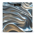 Wavy Texture Lines Scale for Body Weight Digital Bathroom Scale Toughened Glass High Precision Scales for Body Weight with Large LCD Backlight Display Weight Scales