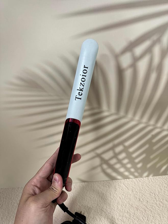 Flat Iron Hair Straightener Heats in Seconds Up to 30 Mins Runtime 5 Temp Modes