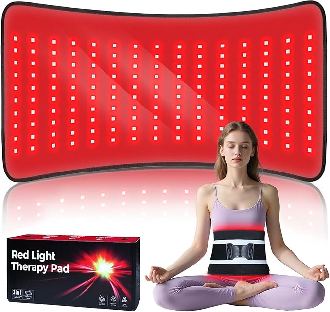 Red Light Therapy Blanket-84x33 inches Large Red Light Therapy Mat Full Body with High-Power 3100 LEDs | Dual Wavelength 660nm&amp 850nm Infrared Light Therapy Sleep Bag for Pain Relief