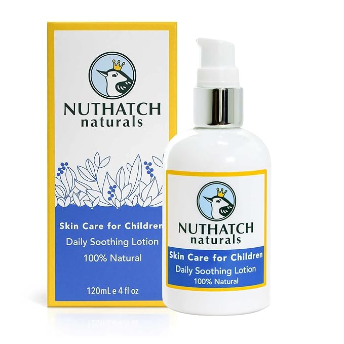 Kids Lotion - Daily Use Gentle Moisturizer - Plant Based Moisturizing &amp Non-Toxic Soothing Lotion for Kids - Dermatologist Tested - Gentle Mild Hypoallergenic Fragrance Free