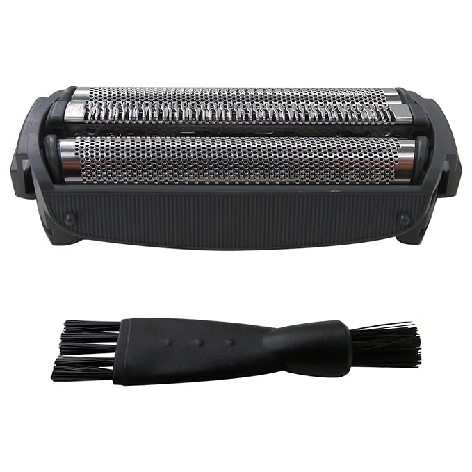 Premium Shaver Razor Outer Foil w/Clean Brush Replacement for Panasonic ES-RL21 ES-RT30 ES-RT40 ES-RL40 ES-RT50 ES-RT60 ES-RT81 ES-RT51 Shavers Head Parts