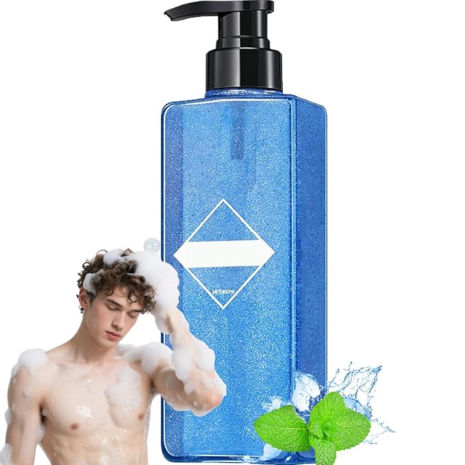 Aquablue Body WashAquablue Shower Gel for MenDeep Cleansing Oil Control Long-Lasting Fragrance &amp Moisturizing (1PCS)