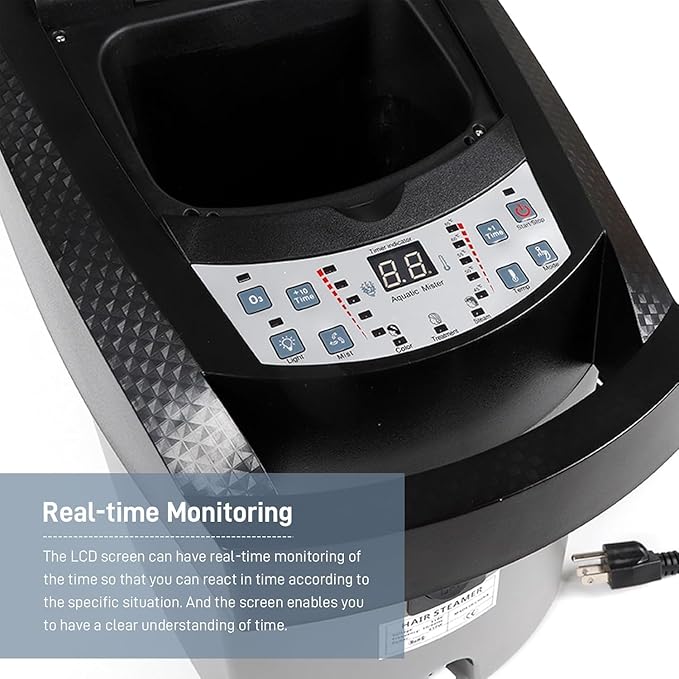 YIYIBYUS Professional Hair Steamer O3 Ozone Micro Mist Hair Hairdressing Color Processor Oil Treatment Hair Dye Care Salon Machine Standing Type