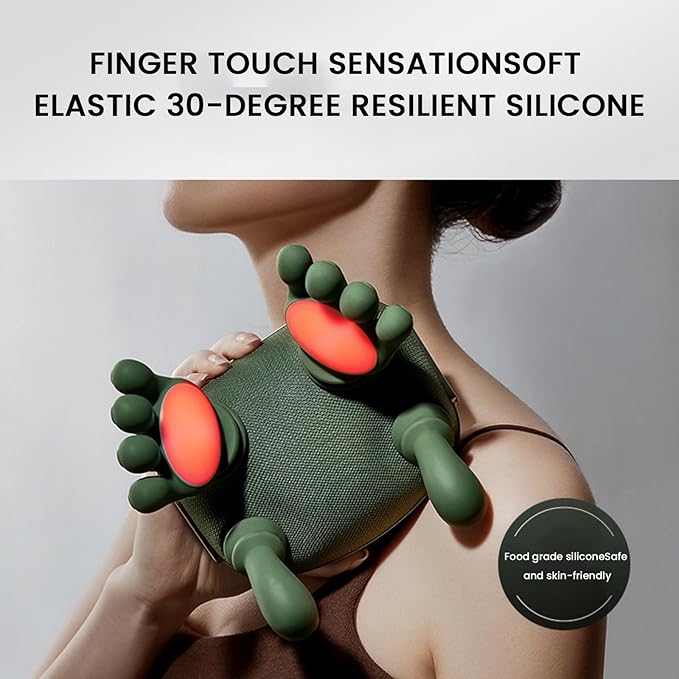 Neck Massager with Heat 2025 New Shiatsu Neck and Back Massager with 4D Kneading Wireless Deep Tissue Massage for Shoulder and Cervical Pain Relief Portable and Rechargeable for Home Office Use