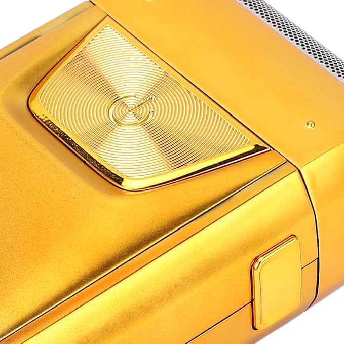 TARSHYRY Electric Foil Shaver for Men PortableRazor with Adjustable Double Foil LED Display Close Shaving Beard Bald Head Trimmer Travel Friendly Gifts for Him 1200mAh (Gold)