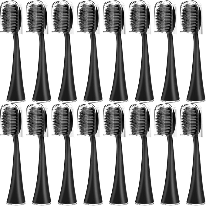 SG-540 Replacement Toothbrush HeadsCleaning Deep Tooth(16BLACK)