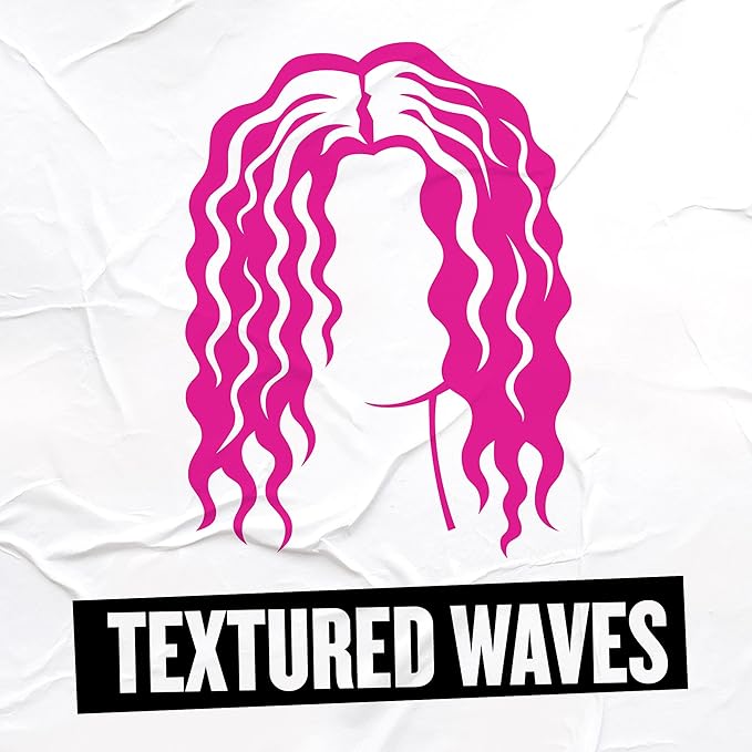 Bed Head Rock N' Waver Digital Tapered Curling Wand | Natural-Looking Textured Waves (3/4-1 in)