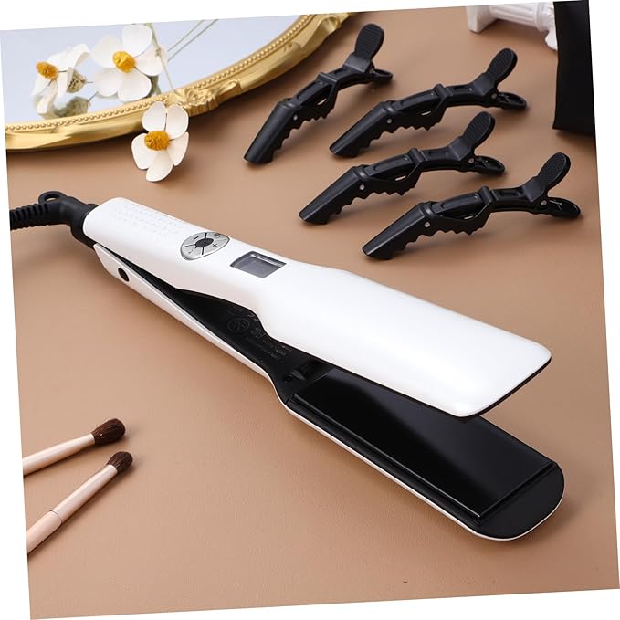 Dual Function Hair Straightener Iron Curler PTC Heated Ceramic Plates Quick Heat Styling Tool for Women Girls