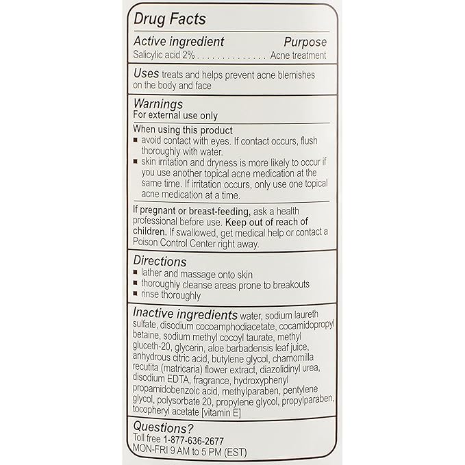 pHisoderm Anti-Blemish Body Wash 10 oz (Pack of 6)