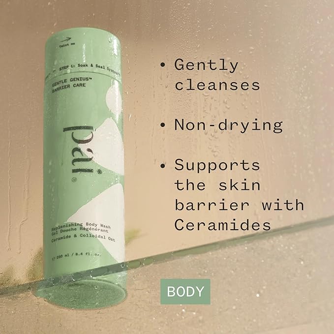 PAI SKINCARE - Gentle Genius Barrier Care Replenishing Body Wash | Natural Vegan Cruelty Free Sensative Skin (8.4 fl oz | 250 ml)