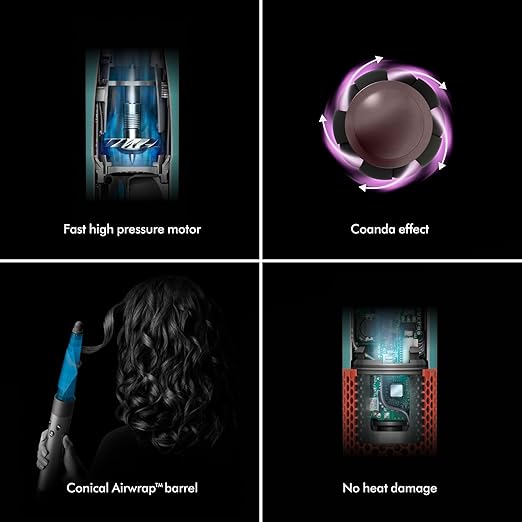 Dyson Airwrap i.d.™ Multi-Styler Allure Winner Bluetooth Connected No Heat Damage 6-in-1 Versatility Intelligent Hair Styler