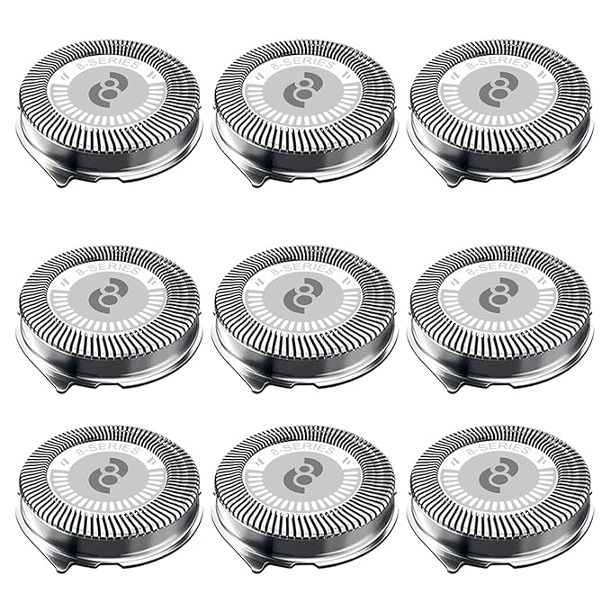 HQ8 Replacement Heads for Philips Norelco Shavers HQ8 Heads New Upgraded9-Pack