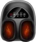 Shiatsu Foot Massager with Heat Deep Kneading &amp Gentle Air Compression for Foot Wellness and Relaxation Feet Massager Electric Foot Massager Machine - Gifts for Women Men Fits Size 13