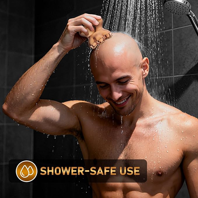 MAXGROOM® PRO 7D Electric Head Shaver for Bald Men – Electric Razor with 7D Flexible Skin-Friendly Blades Long Battery Life IPX6 Waterproof LED Display 2 Speed Settings Premium Gifts for Men