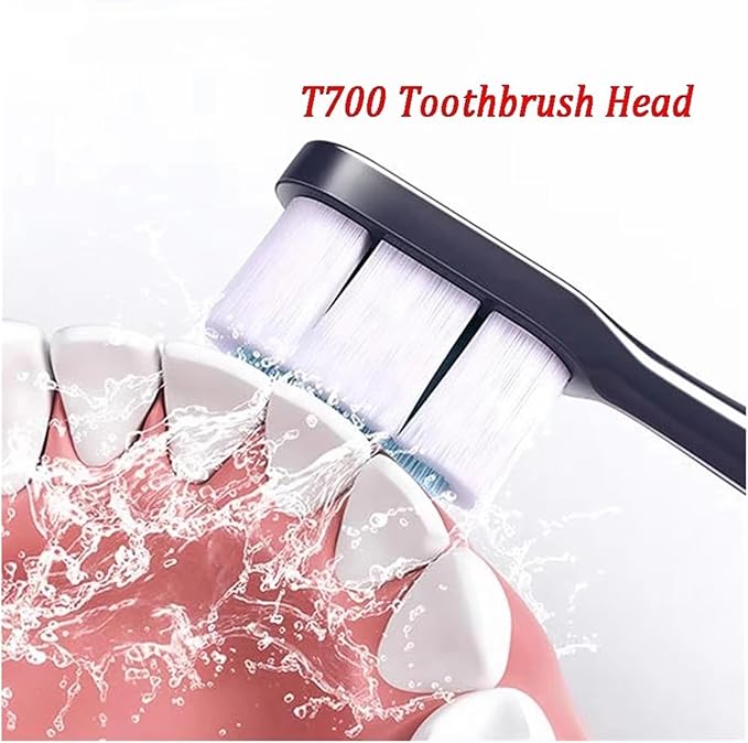 2/4/6/8Pcs Compatible for Toothbrush Head T700 Sonic Electric Waterproof Soft Health Replacement Bristles(2 pcs)