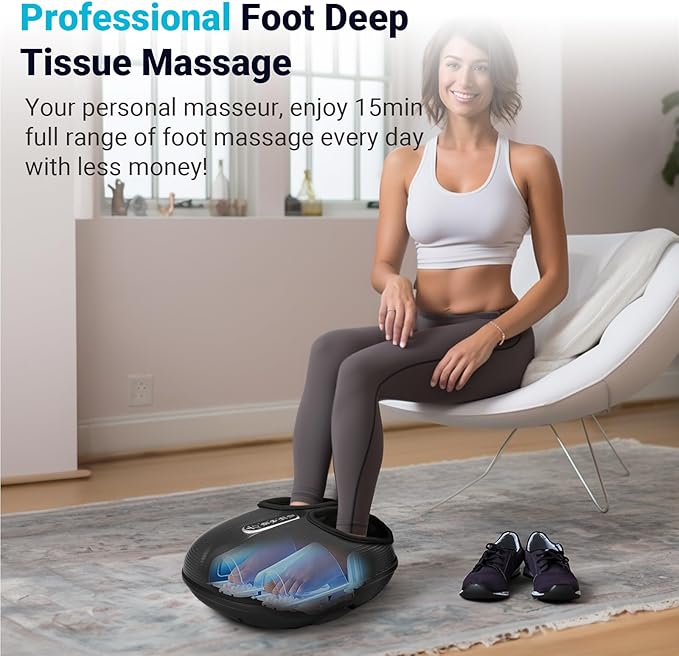 Foot Massager with Heat Massager Pad