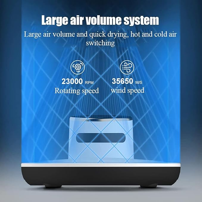 Body Dryer Hair with Gravity Sensor Natural Warm Air Wind and Cool Wind Whole Waterproof Blow Pet Dry Good for Bathroom/Swimming Pool110V