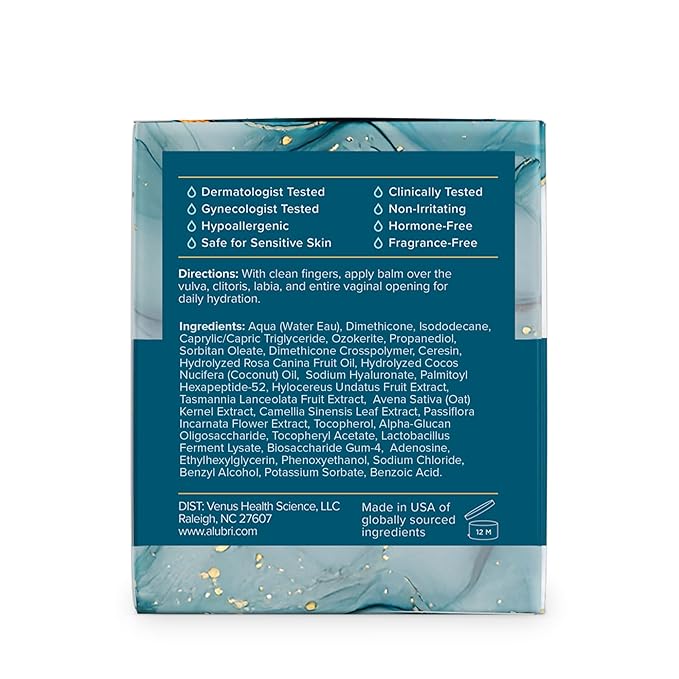 Vulva Balm Hydrating Moisturizer for Intimate Skin Fast-Absorbing and Non-Greasy 1.7 oz