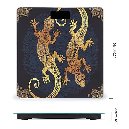 Gecko Lizards Scale for Body Weight Digital Bathroom Scale Precision Smart Weighing Scales with Clear LED Display Accurate High Precision Scales Weighing Machine