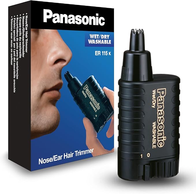 Panasonic ER115 Nose &amp Ear Hair Trimmer Wet/Dry Application