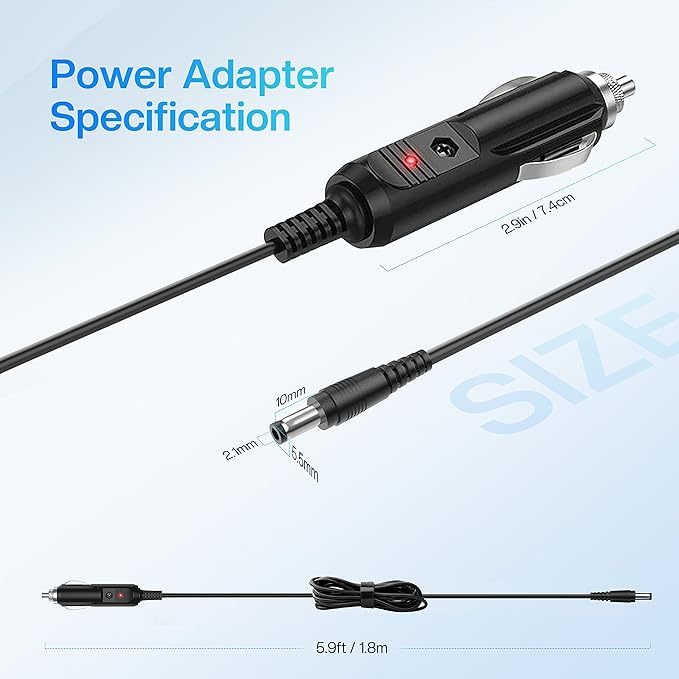 COMFIER Shiatsu Neck and Shoulder &amp 12V Car Adapter