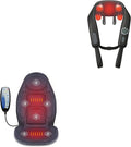 Snailax Back Massager and Neck Massager Bundle