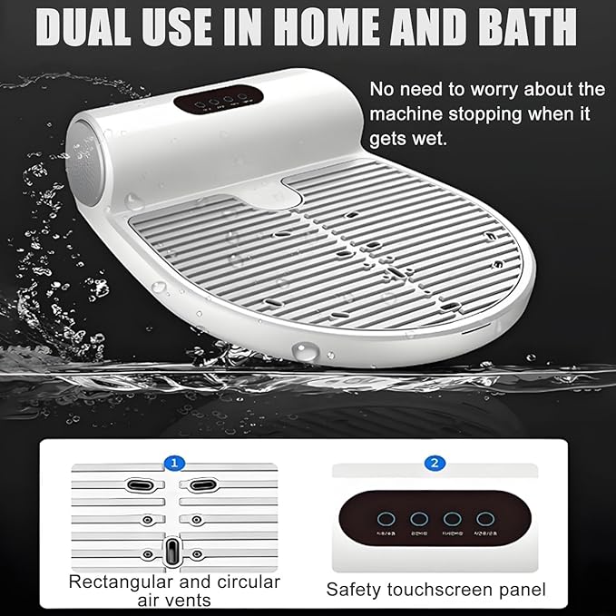 1500w Full Body Hair Dryer After ShowerFullbody Heater Blow Dryer with Practical LCD Control Panel Body Care Dryer for Adults After a BathLoad Capacity 150kg