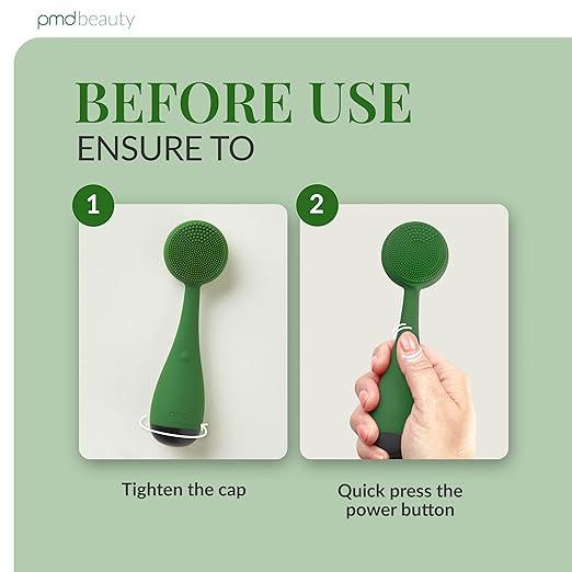 PMD Clean - Smart Facial Cleansing Device with Silicone Brush &amp Anti-Aging Massager