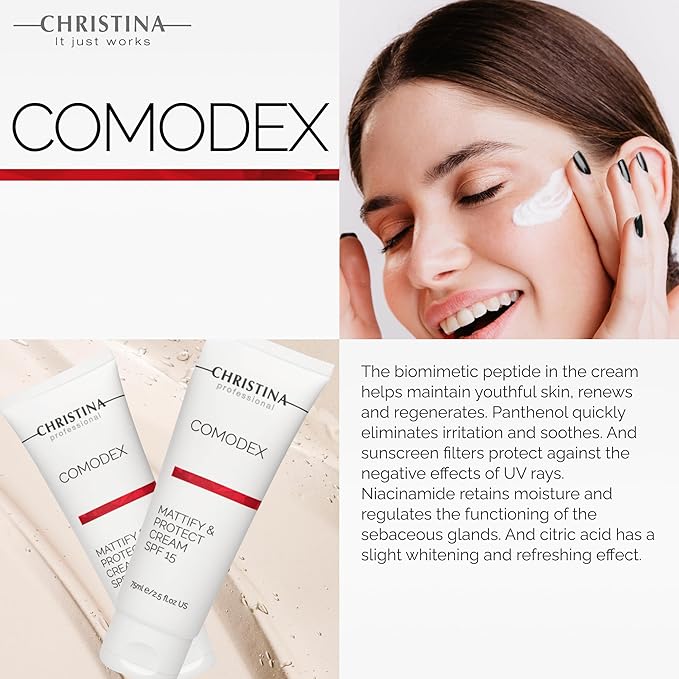 Christina Comodex - Mattify and Protect Cream SPF 15 for Oily and Combination Skin 75ml