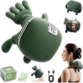 Bionic Heated Massager Master Tissue Shiatsu Electric Massage for ShoulderMassage Neck with 4D Kneading Ergonomic Hand-Like Design for a Professional-Grade Soothing Experience (Green)