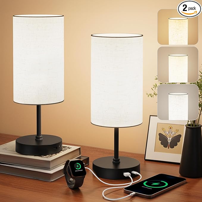 NIORSUN Light Therapy Lamp10000 Lux Sun Lamp with Remote3 Color Temperatures &amp Stepless DimmingHappy Sunlight Lamp with USB C &amp A PortsUV-Free Full Spectrum Light for Home Office