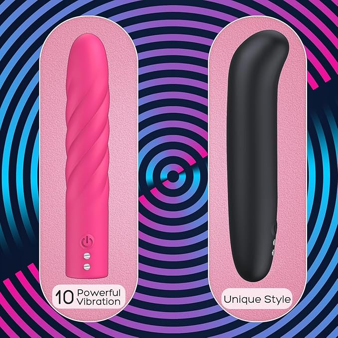 2026 New Edition Travel Pocket Bullet Tool Powerful Quiet 20 Modes Mini StickHandheld Personal Bullet Massage Rod for Women Portable Silicone Massage for Body Relax K6458M