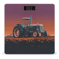 Aesthetic Tractor Weight Scale Digital Electronic Scales Bathroom Scale Larg LCD Backlight Display High Precisio MeasurementsTempered Glass