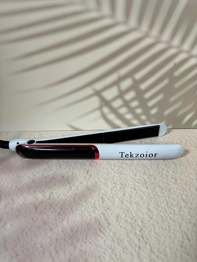 Flat Iron Hair Straightener Heats in Seconds Up to 30 Mins Runtime 5 Temp Modes
