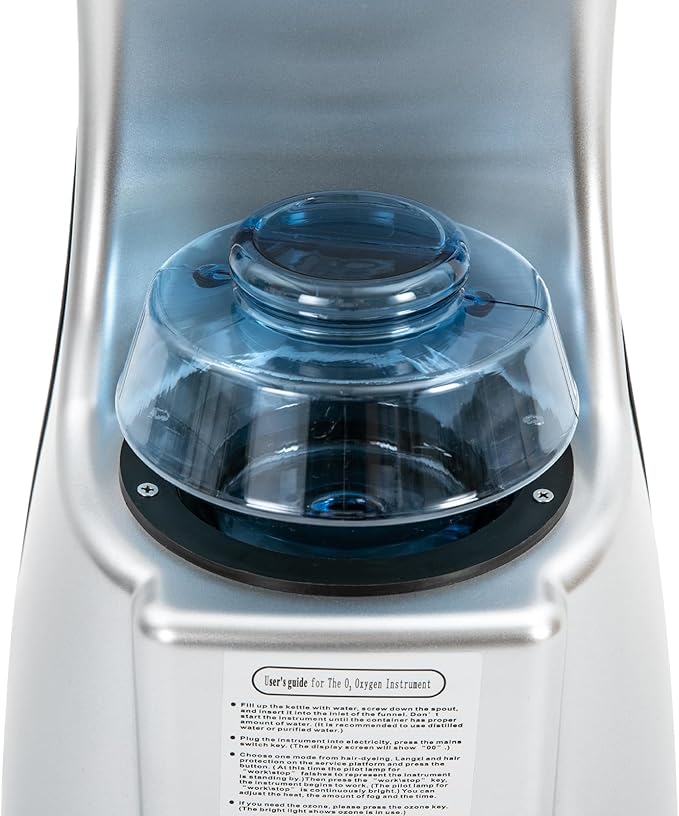 650W Standing Hair Steamer Professional Hooded Heating Steam Cap Hair Processor Hair Treatment Machine with Wheels Multifunctional Dry Hair Treatment-Heated Micro Mist Steamer for Spa Home