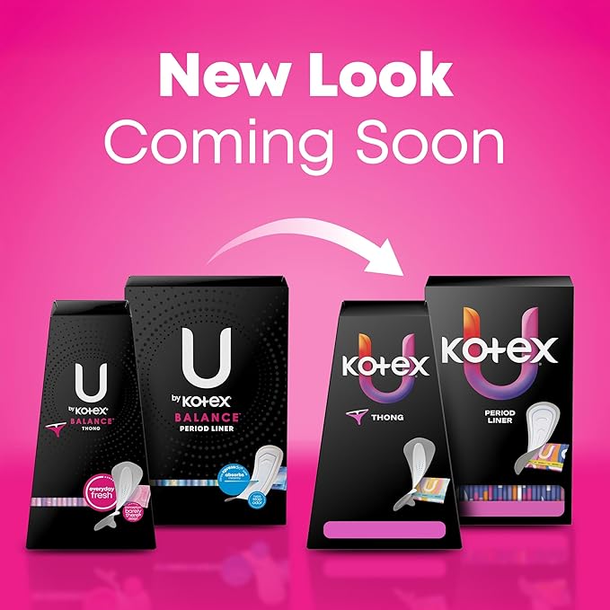 U by Kotex Balance Daily Wrapped Panty LinersLight AbsorbencyLong (Packaging May Vary)450 Count (Pack of 2)