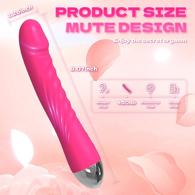 Portable Vibrating Massager -Clitioral Sucker Relaxes Muscles Viboators Toy 7 Modes Couples - for Body and Back Foot Silent Personal for Sports Massage Adult Tools Relaxation PW46 (Pink)