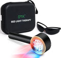 UTK Handheld Blue &amp Red Light Therapy Device with 4 Wavelengths (470/660/850/940nm) Near Infrared Red Light Deeply Pain-Relief Red Light Therapy for Body &amp Face Portable Gift for Women
