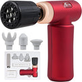 Deep Tissue Massage Gun Back Massage Gun for Pain Relief Replacement Heads for Moxibustion to Relieve Body Fatigue Red