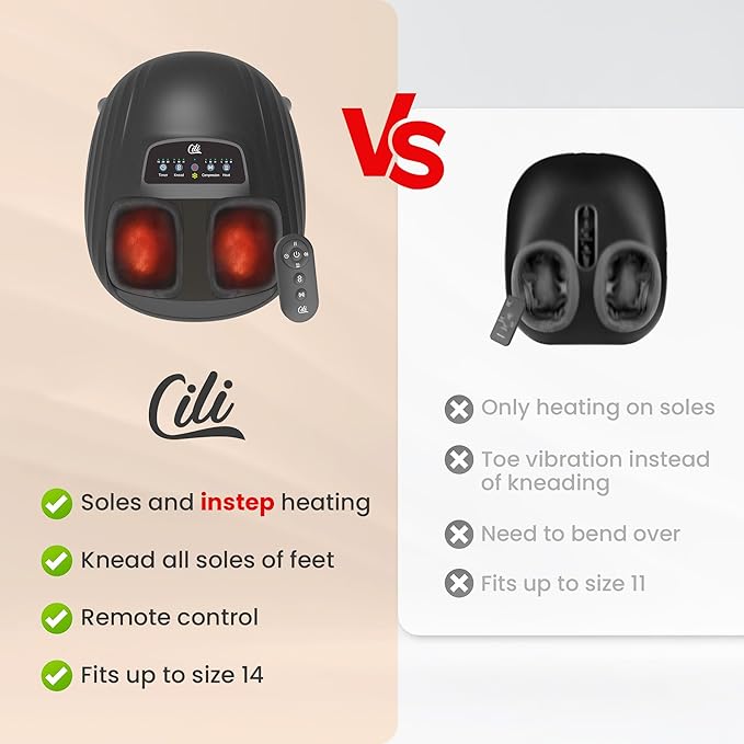 CILI Heat Wrap &amp Foot Massager