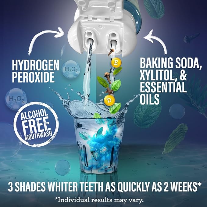 GuruNanda Shine Bright Stay Fresh – Dual Barrel Whitening &amp Breath Harmonizer Mouthwash &amp Neem Toothpaste for Long-Lasting Fresh Breath &amp Teeth Whitening
