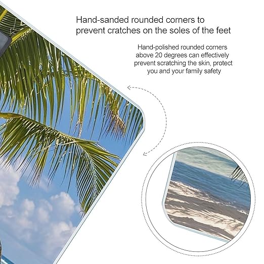 Coconut Tree Scale for Body Weight Smart Scales Digital Bathroom Scale High Precision Weighing Scales with Large Display Weighing Machine for People