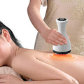 Electric Massage Brush Meridian Brush Portable Home Massager Vibration Heat Intelligent Brush Leg Shoulder Neck Back Abdominal Massager Body USB Rechargeable Tool Mother's Day Gift