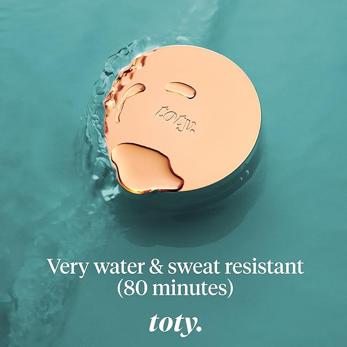 Toty by Sofia Vergara - Ilumina CC Creamy Compact SPF 50+ Mineral Broad Spectrum Sunscreen for Face - Tinted Blurring Balm SPF- Matte Light Coverage - Water &amp Sweat Resistant - All Skin Types - 4